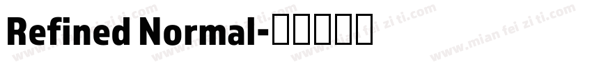 Refined Normal字体转换